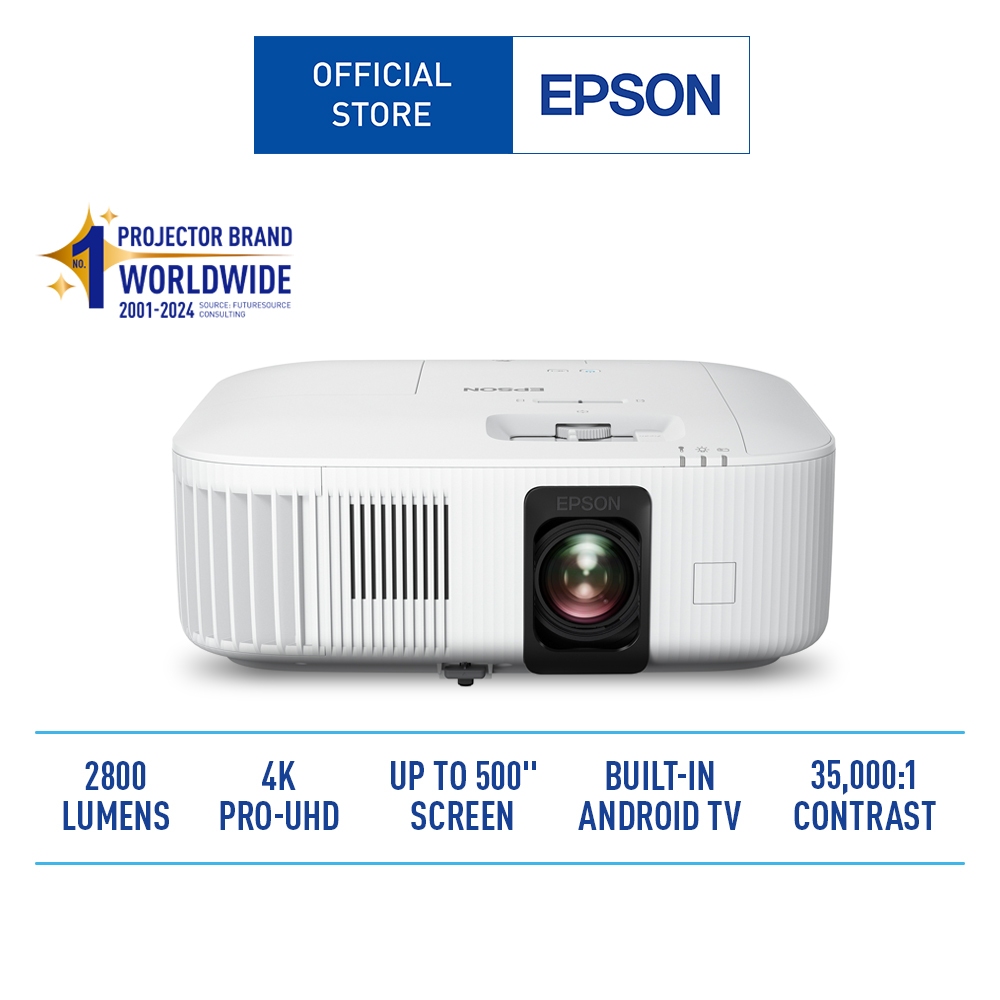 Epson EH-TW6250 4K PRO-UHD 2,800 Lumen Android TV Projector (โปรเจคเตอร์)