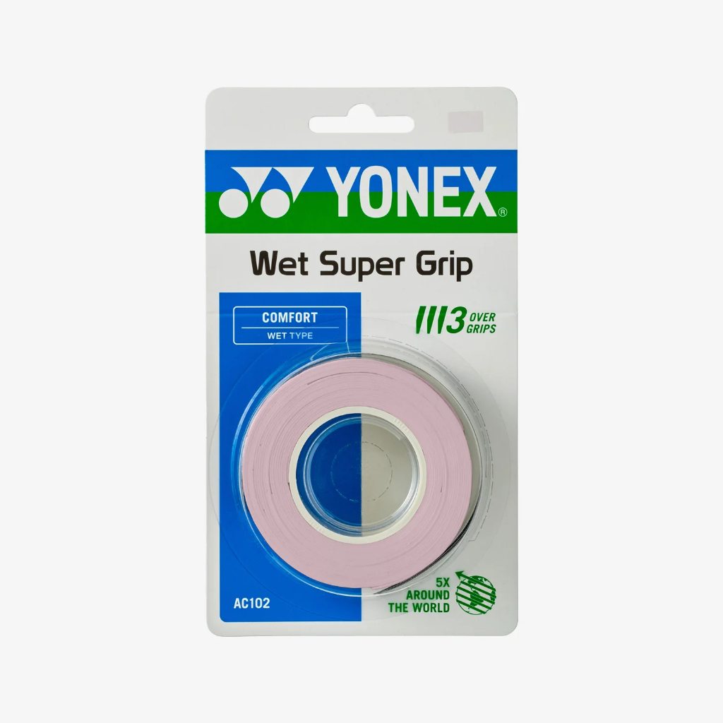 YONEX AC102EX Super Grip (3 ชิ้น) ความหนา 0.6 มม.วัสดุทำจากโพลียูรีเทน(Polyurethane) ราคา ถูกที่สุด ดีลบีเคเค แกลเลอรีภาพที่ 6