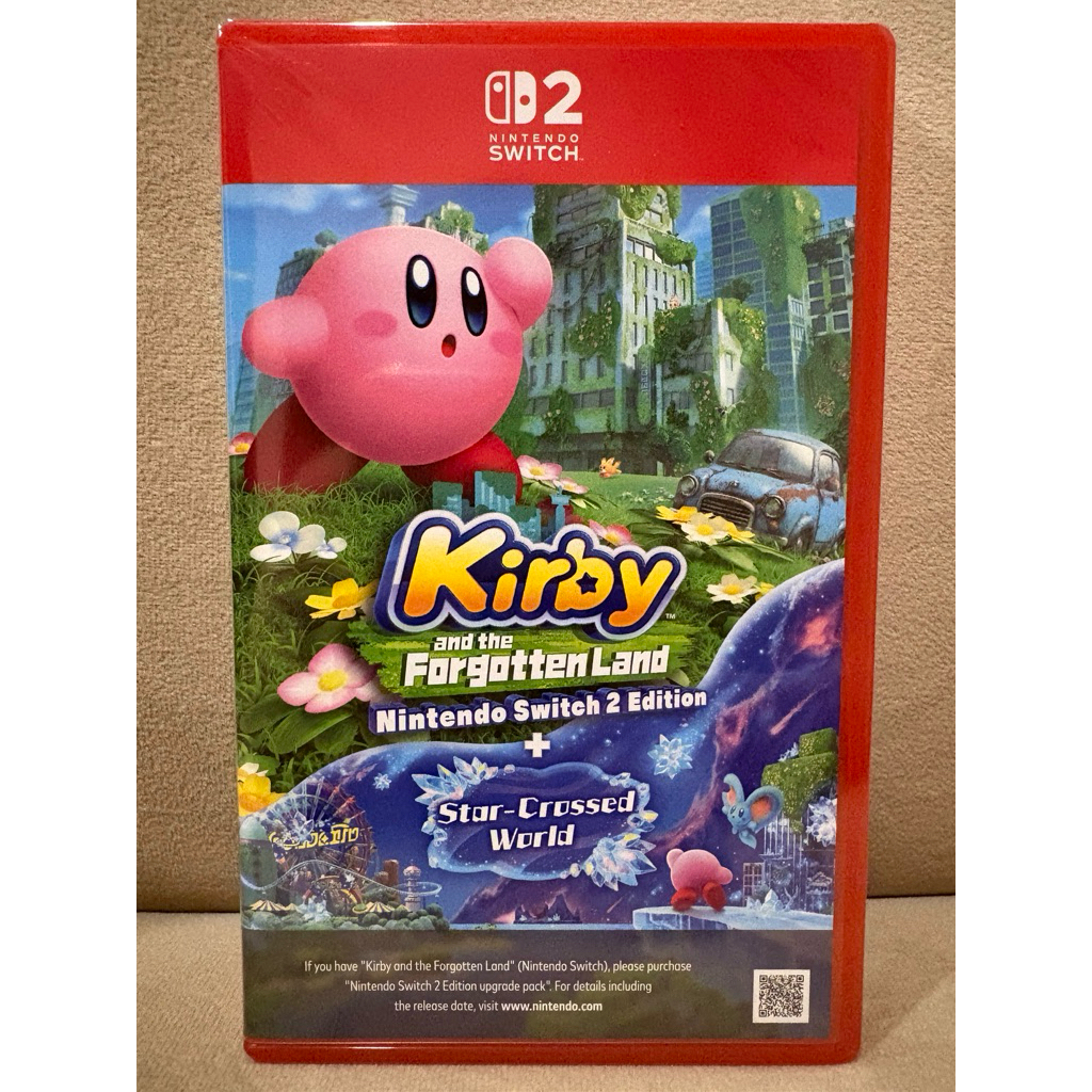 แผ่นเกม Nintendo Switch 2 : Kirby And The Forgotten Land + Star-Crossed World [มือหนึ่ง]