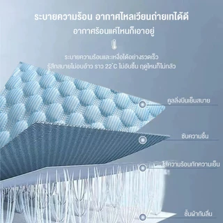 หมอนสุขภาพ หมอนเย็น หมอน 1000g Sonw Pillow ลดอาการปวดคอ ป้องกันไรฝุ่น หมอนนอน หมอนหนุน หมอนโรงแรม