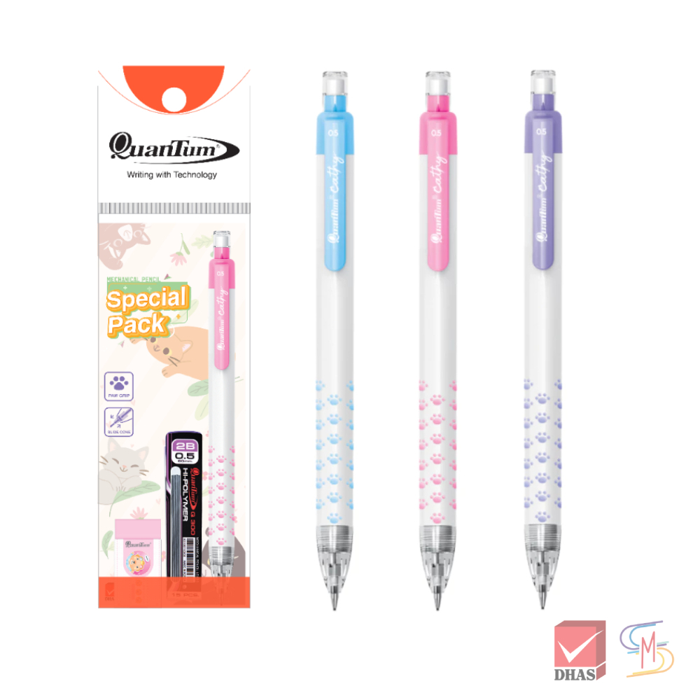 Quantum ดินสอ ดินสอกด แคตตี้ (คละสี) จำนวน 1 แท่ง