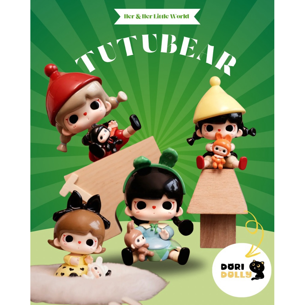 พร้อมส่ง แบบจุ่ม ✨🐻 Tutu Bear Her & Her Little World 🐻✨