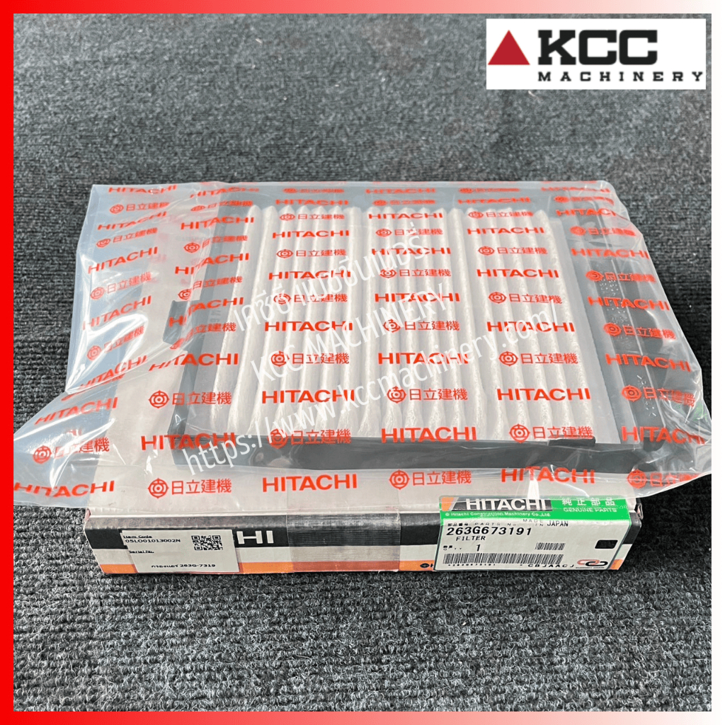 กรองแอร์ Filter 263G6-73191 สำหรับรถตัก ฮิตาชิ (HITACHI) ZW220