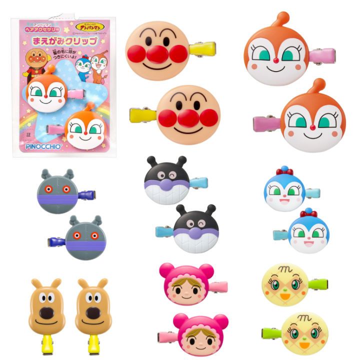 กิ๊บติดผม Anpanman และเพิ่อน นำเข้าจากญี่ปุ่น พร้อมส่ง