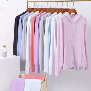 M-4XL เสื้อกันเเดด เสื้อคลุมกันเเดด 12สีให้เลือก SPF50+ ผ้านุ่ม#2340