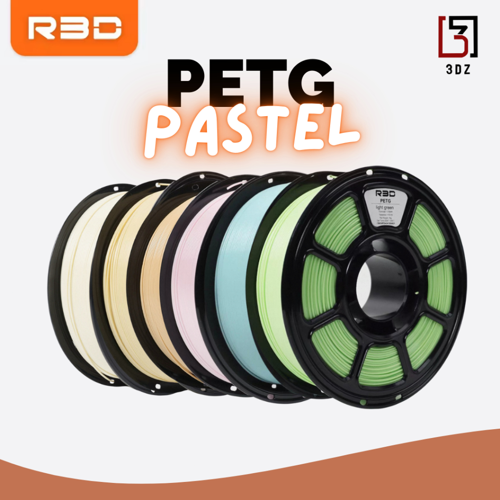 R3D PETG Filament(Pastel) เส้นพลาสติก ขนาด 1.75มม.