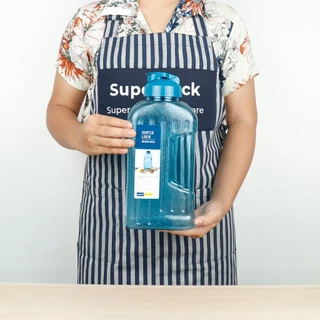 SUPER LOCK ขวดน้ำพลาสติก 5210 กระบอกน้ำ 2.1 ลิตร ขวดน้ำดื่ม ขวดน้ำในตู้เย็น ทนความร้อน Water Bottle 2 ลิตร