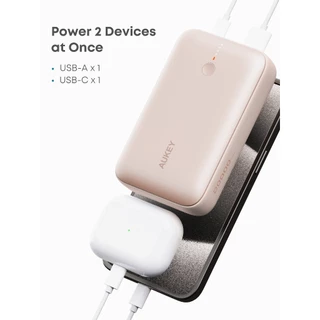 [Pink] AUKEY Spark Mini พาวเวอร์แบงค์ชาร์จเร็ว 10000 / 20000mAh PD 20W & SCP 22.5W PB-Y55/PB-Y57