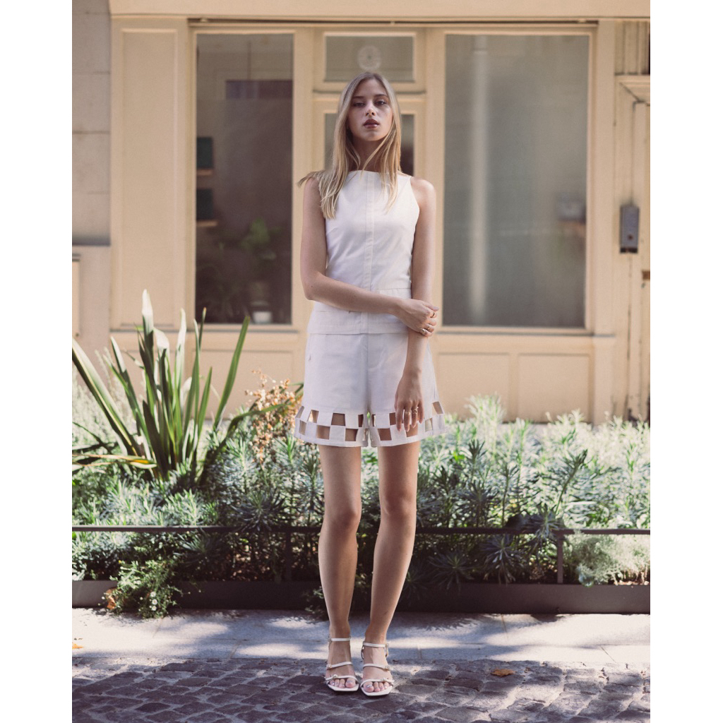 Pixel top + Tetris mini shorts (ขายแยกชิ้น) พร้อมส่ง