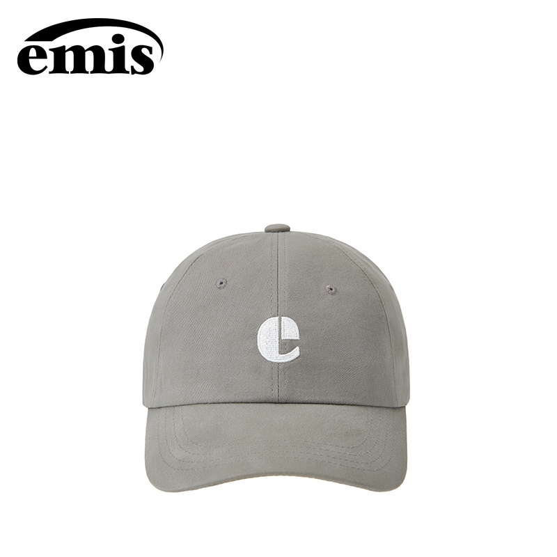 『 EMIS 』🇰🇷หมวก EMIS  หมวกเบสบอลปักตัวอักษร เล็กe หมวกกันแดด