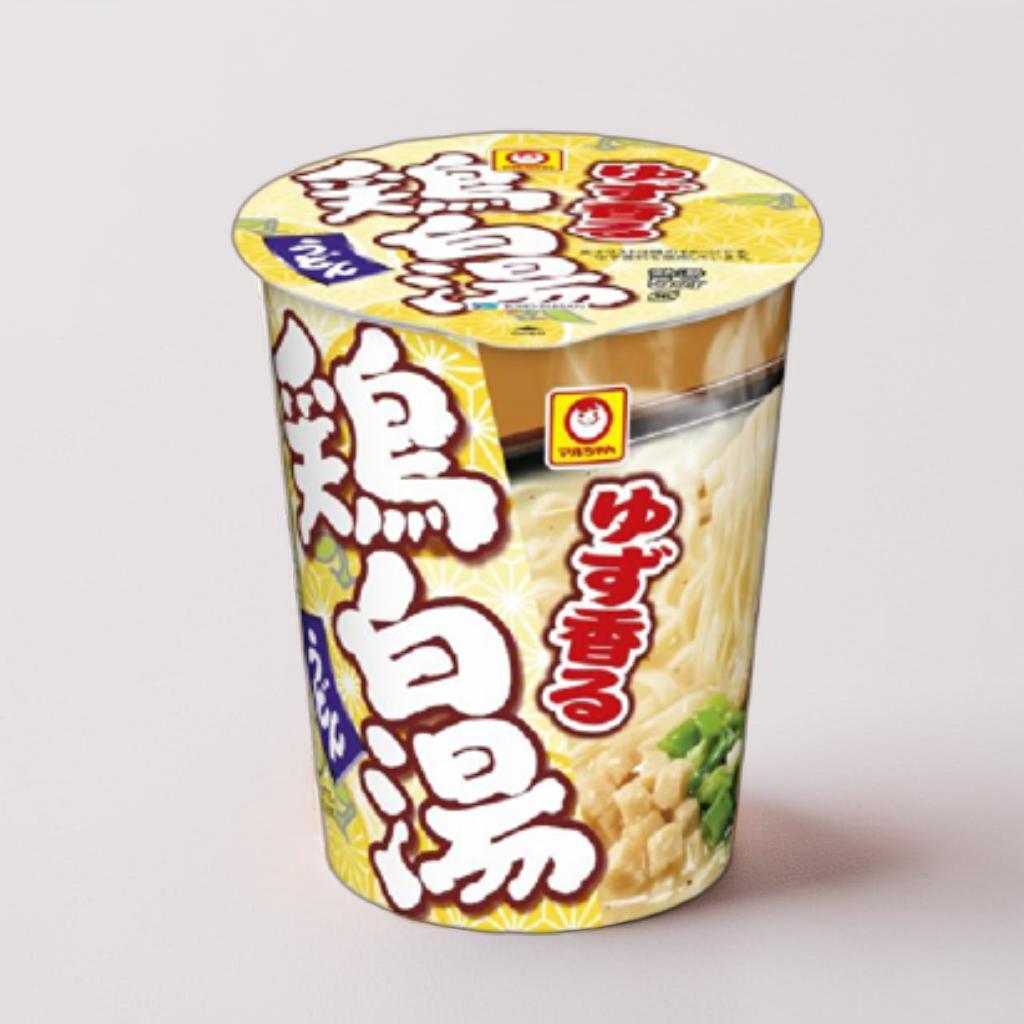 Maruchan บะหมี่ถ้วยอุด้ง Yuzu Tori Paitan (ยูสุไก่พaitan) ขนาดบิ๊ก 126g [นำเข้าจากญี่ปุ่น]