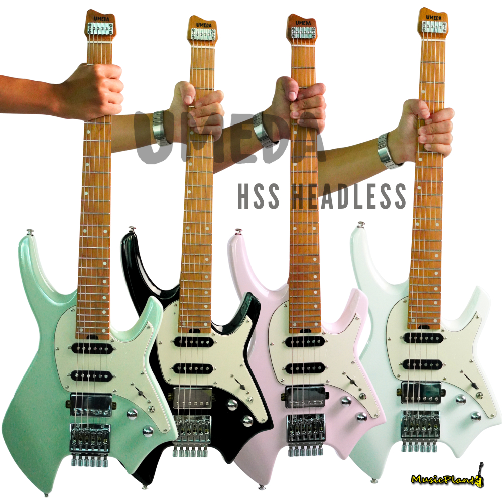 กีตาร์หัวตัด Umeda - Headless Guitars H-S-S