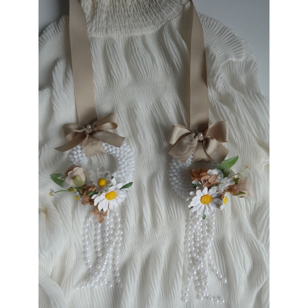 •Memoryofflower•มาลัยคล้องคอบ่าวสาวรุ่นhappydaisy(1set2เส้น) - รูปที่ 4