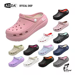 NFSHOES รองเท้าหัวโต ADDA Pillo Foam สำหรับผู้หญิง รุ่น 5PF01W1 มีสายรัดหลังเพิ่มความกระชับ นุ่ม ใส่สบาย