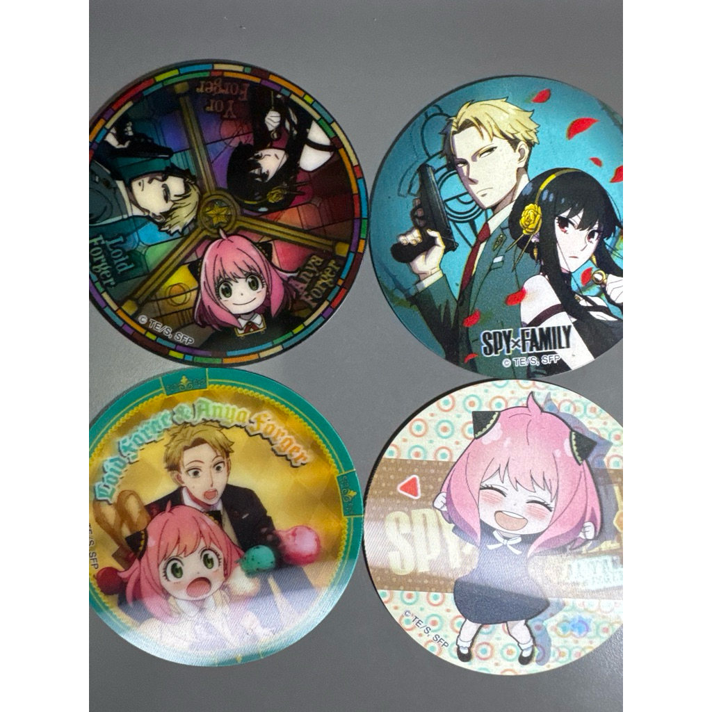 แผ่นแม่เหล็กติดตู้เย็น spy x family 3D ของแท้มือสองญี่ปุ่น