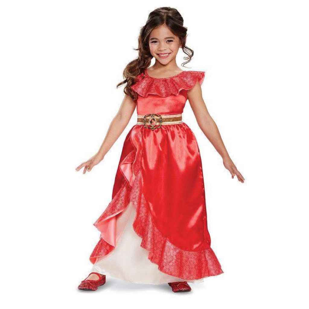ชุดเจ้าหญิงเอเลน่ามือสอง❤️**Disney Elena of Avalor/Size4-6y/เทียบไซส์ 120cm**❤️ รุ่นนี้หายากนะคะ สวย