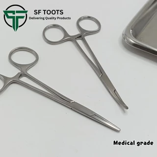 Mosquito Forceps / Mosquito clamp / Straight and Curved 12cm,14cm,15cm,18cm (Medical grade)