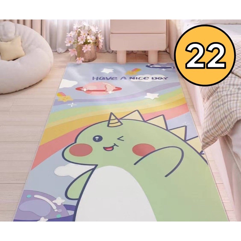 พรมกันลื่นรองเปลเด็ก ขนาด 80×160 cm ใช้รองเปลนอน ปูพื้นห้องนอนหรือห้องนั่งเล่นได้ ทนทาน ใช้งานสะดวก