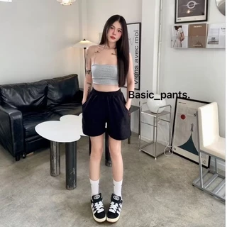 กางเกงขาสั้นสายฝอ ผ้าสำลี เนื้อผ้านุ่ม ใส่สบาย มีกระเป๋าค่ะ 2 ข้าง