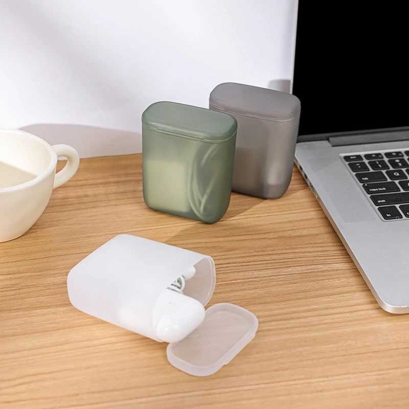 กล่องพกพาเก็บสายชาร์จ หูฟัง USB ม้วนเก็บมีฝาปิด กันพัน thumbnail 7