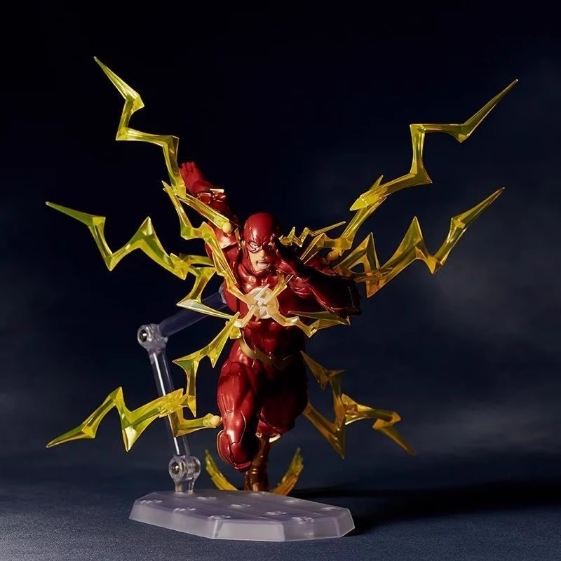 Revoltech Amazing Yamaguchi Flash Action Figure Movable 17cm Flashpoint Model Kaiyodo Flash Figures 