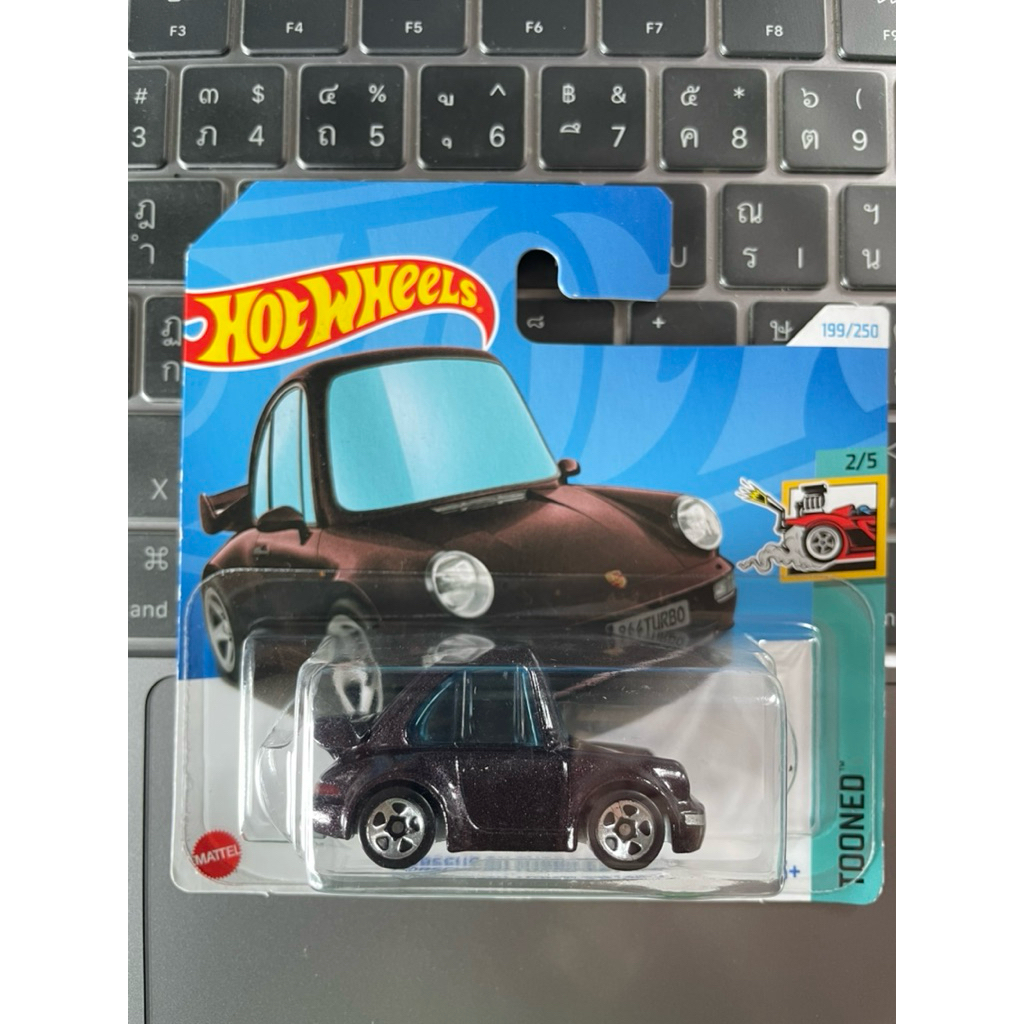 รถฮอทวีล Hot Wheels PORSCHE 911 TURBO 3.6 (964)🟣สีเปลือกมังคุด แพ็คสั้น/แพ็คยาว