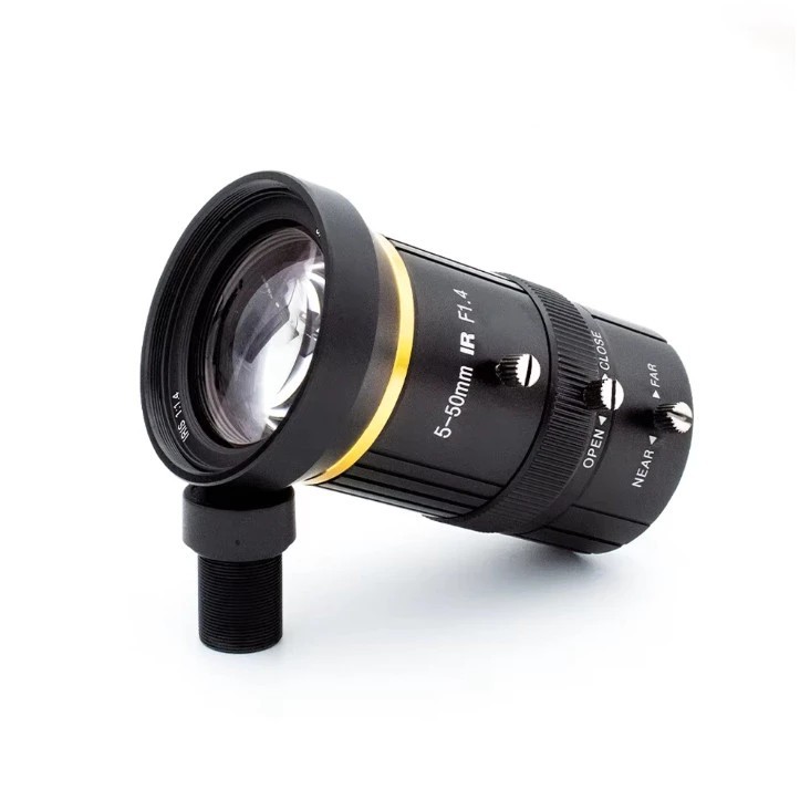 เลนส์กล้องYCS Camera Lens 5.0-50mm. F1.4IR , CCTV Camera Lens 5.0-50mm. 3Mrga Pixel
