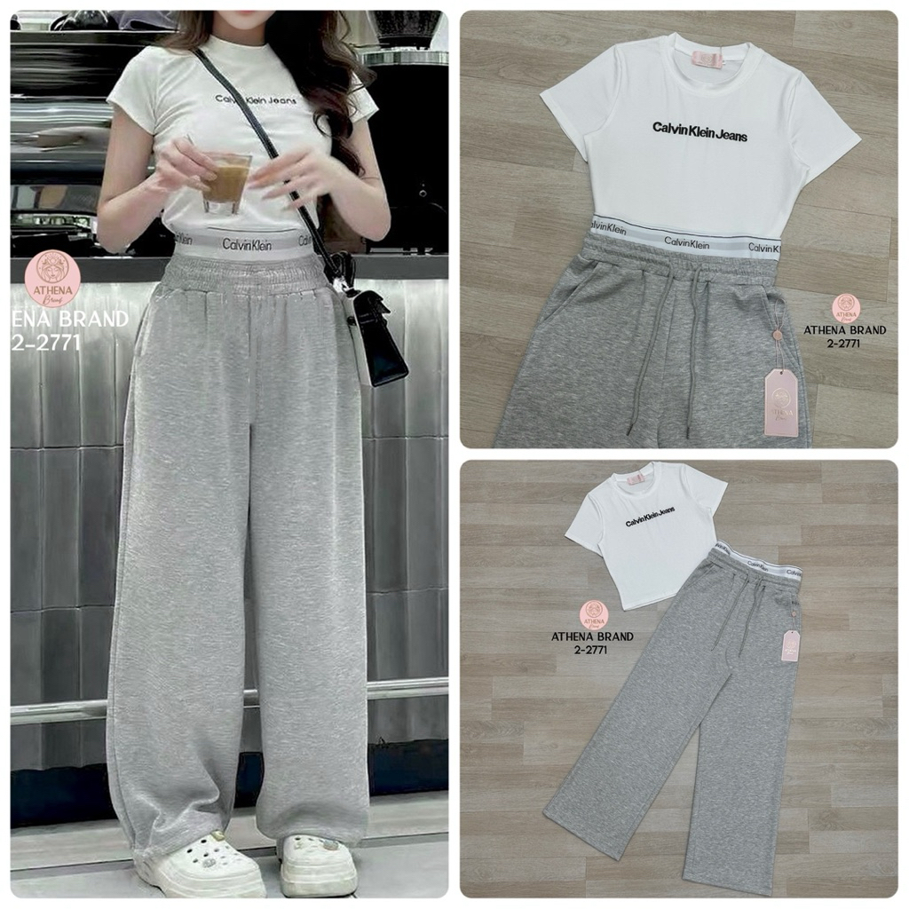 Athena Set เสื้อยืด+กางเกงขายาว