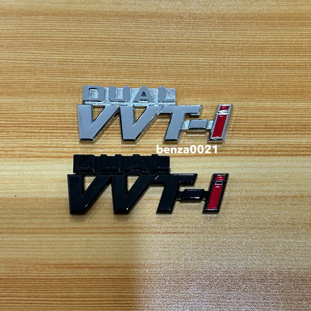โลโก้ DUAL VVTi ขนาด 2.7 x 7.3 cm ราคาต่อชิ้น
