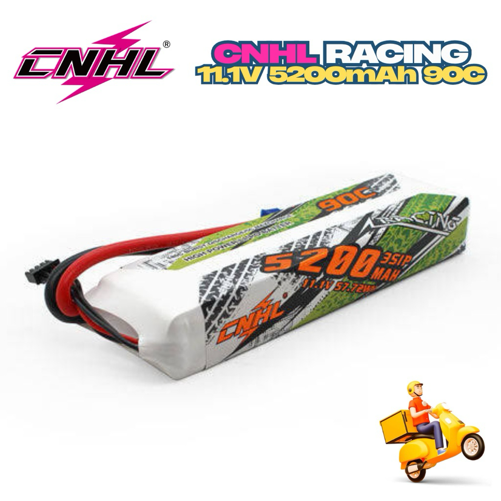 ⭐️CNHL 3S 11.1C 5200mAh 90C/180C RACING (ปลั๊ก EC5) แบตคุณภาพ แรงสุดๆ!⭐️🏆