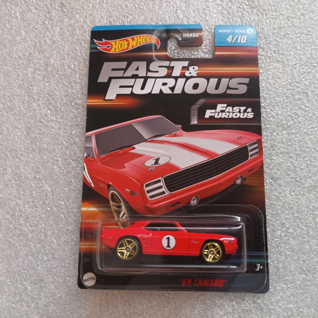 Hotwheels '69 camaro fast & furious