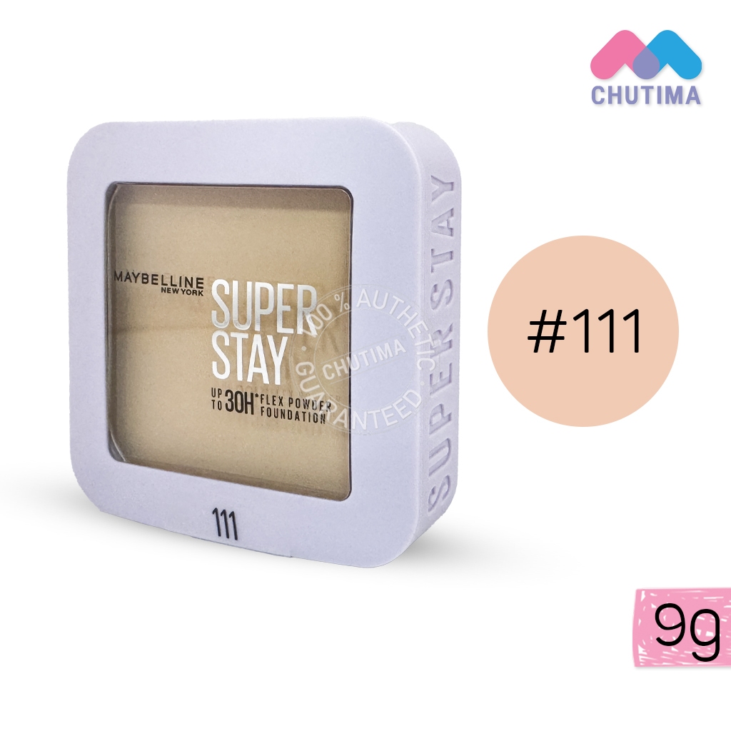 เมย์เบลลีน นิวยอร์ก ซุปเปอร์สเตย์ แป้งผสมรองพื้น แป้งตลับ Maybelline New York Superstay Flex Powder Foundation 9g. ราคา ถูกที่สุด ดีลบีเคเค แกลเลอรีภาพที่ 3