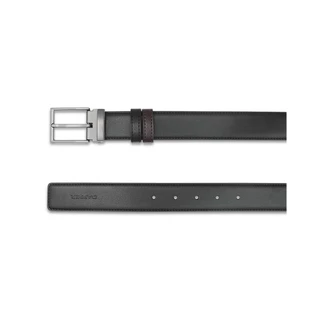 DAPPER เข็มขัดหนัง Smart Vegan Leather Belt สีดำ (BBC/BK/2102PN1)