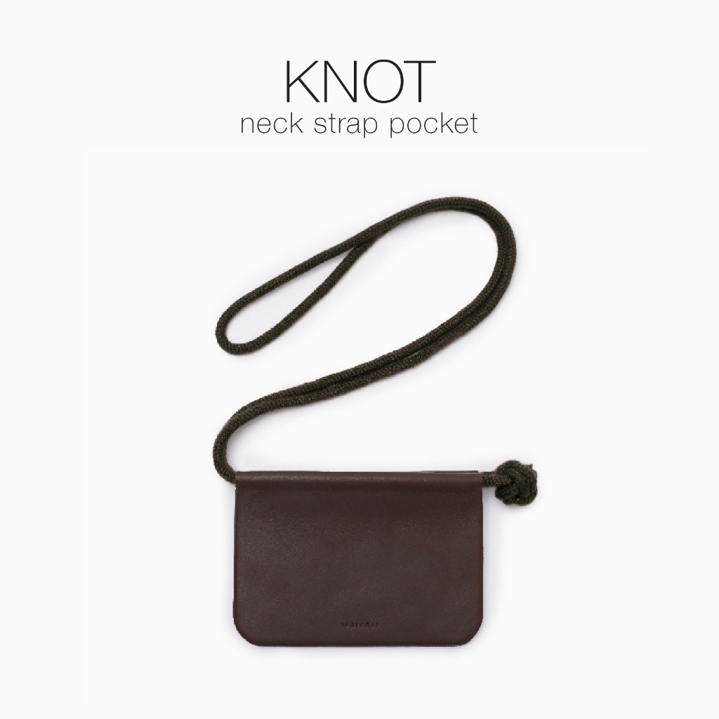 labrador KNOT neck strap pocket กระเป๋าคล้องคอ (LAA180)