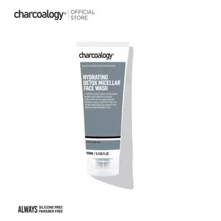 ชาร์โคโลจีเจลล้างหน้าถ่านไม้ไผ่ สูตรไมเซล่า Charcoalogy Hydrating Detox Micellar Face Wash 100 ml
