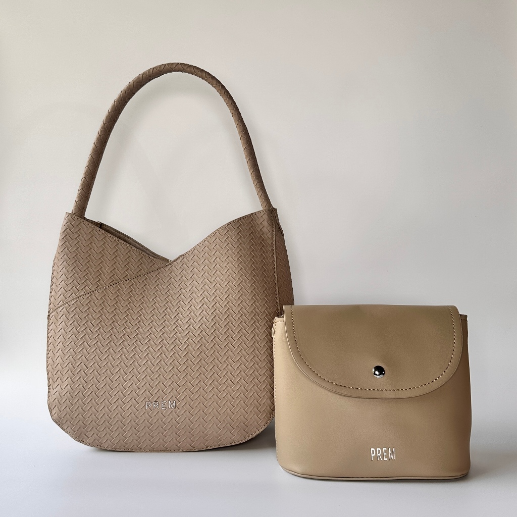 ⋆˙⟡🎈กระเป๋าอันนา สายสะพายไหล่ แถมใบเล็ก #67447  ⋆˙⟡🎈