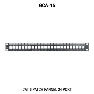 Glink GCA-15 UTP Blank Patch Panel 24Port แผงเปล่ากระจายสายแลน ขนาด 1U 24 ช่อง