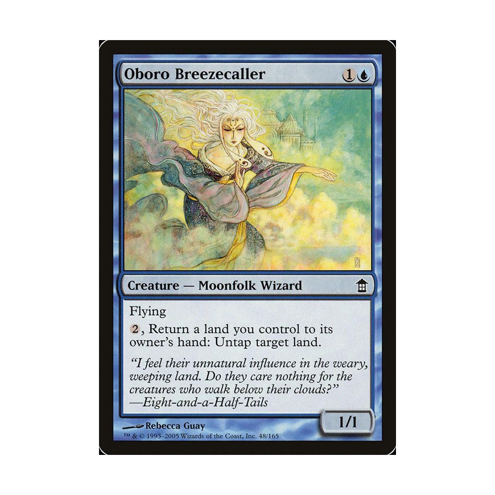 [MTG] Oboro Breezecaller [SOK] [BLUE] [C] - Magic the Gathering SINGLES
