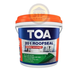 TOA 201 รูฟซีล พียู ไฮบริด ROOFSEAL สีทากันซึมดาดฟ้า หลังคา อะคริลิกกันซึม 4กก. เปิดฝาใช้ได้เลย