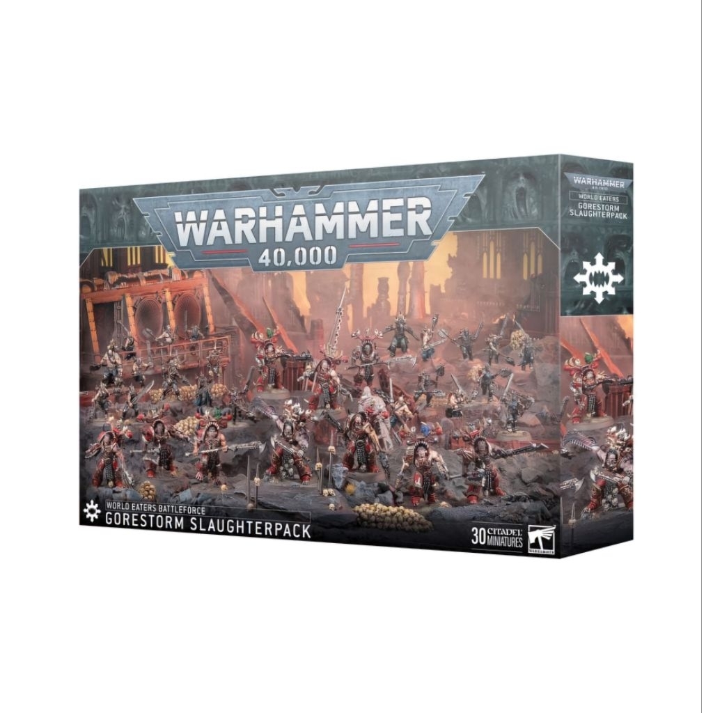 รอของเข้า Warhammer 40k: World Eaters Battleforce: Gorestorm Slaughterpack