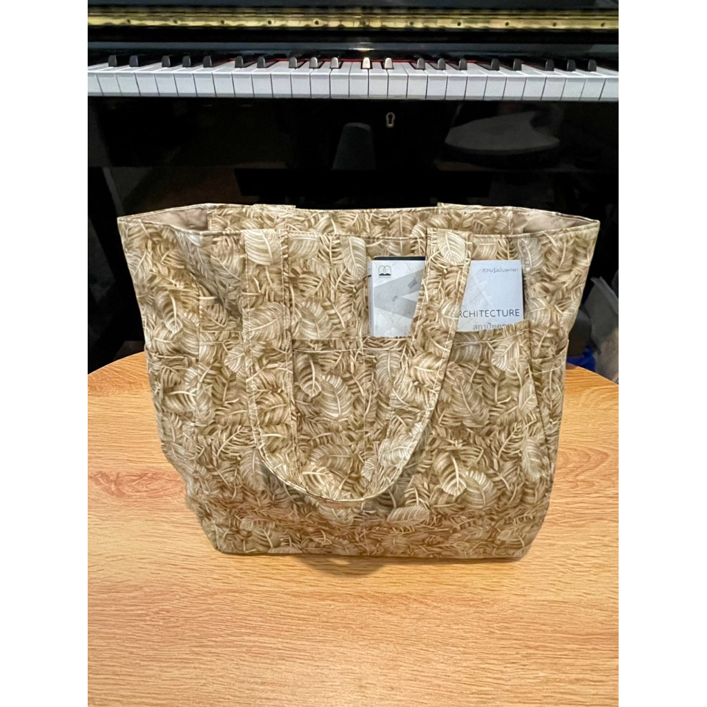 กระเป๋าผ้าแฮนด์เมด size L 👛TL4