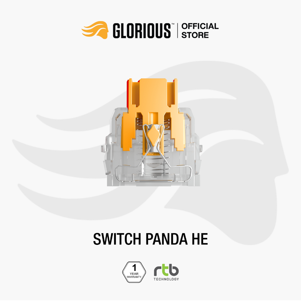 Glorious Panda HE Standard Switches - Tactile สวิตช์คีย์บอร์ด Magnetic Keyboard (36 pcs/box)