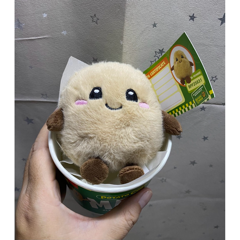 📍พร้อมส่ง 🥰ตุ๊กตาพวงกุญแจน้อง BABY POTATO🥔 POTATO CORNER ของใหม่ (ถ่ายจากสินค้าจริง)☺️🌸