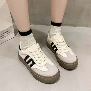 JSNB รองเท้าผ้าใบ Unisex ไซส์ใหญ่ 36-45 ผ้าใบมินิมอล แฟชั่นเกาหลี พื้นหนานุ่ม เบา ระบายอากาศได้ดี พร้อมส่ง [LN6901]