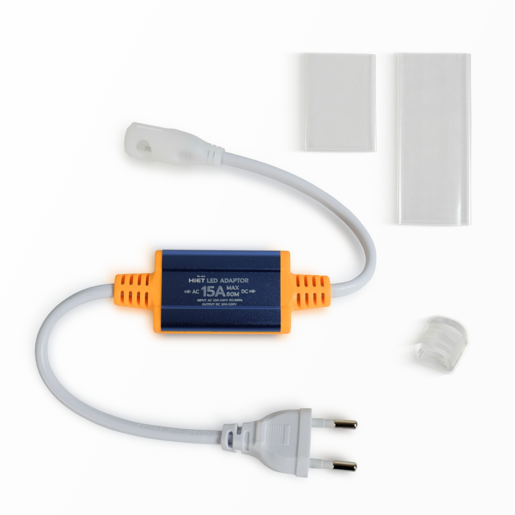อะแดปเตอร์ Neon Flex  HIET LED ADAPTOR NEON FLEX 15A【MAX 80M】