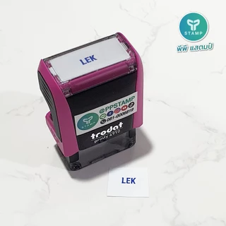 [PPstamp] ตรายางหมึกในตัว รุ่น TR-4910 ขนาด 2.6 x 0.9 cm. [รุ่นขายดี] (**กรุณาทักแชทก่อนสั่งซื้อ**เลือกสีบอดี้ในแชท**)