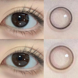 Midroo คอนแทคเลนส์ 0.00~-6.00 Natural Choc คอนเทคเลนส์มินิ ด้วยองศา 14.0mm