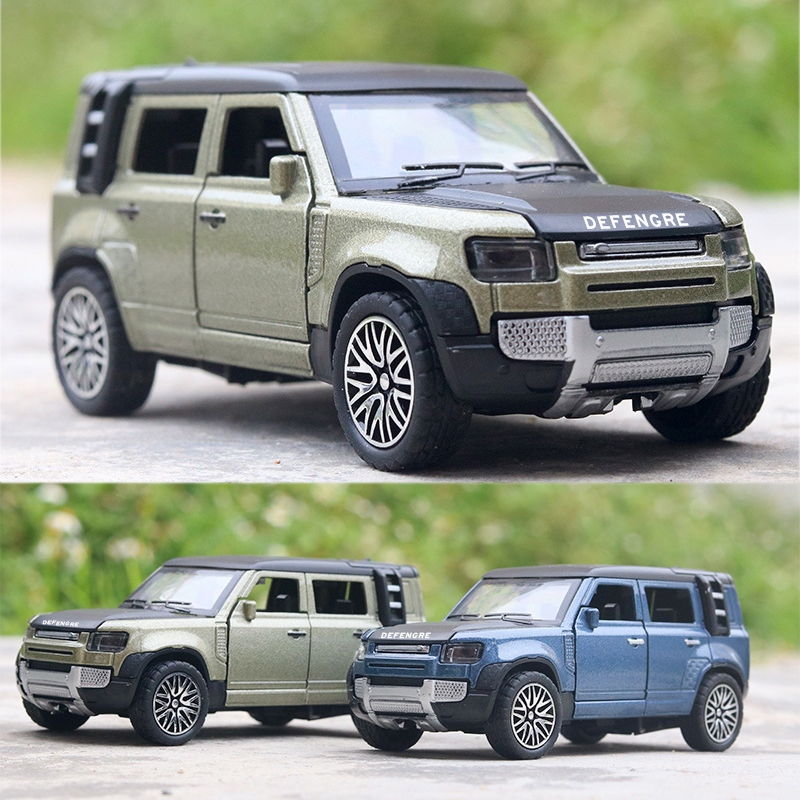 รถอัลลอย Land Rover Defender ขนาด 1:36 โมเดลรถอัลลอย รถออฟโรด ของขวัญของเล่นเด็ก ของสะสม