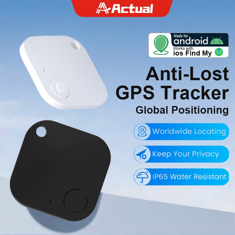 Actual Loca Tag สําหรับ Android IOS GPS Tracker Mini Item Finder Anti-Lost Reminder อุปกรณ์ Locator 