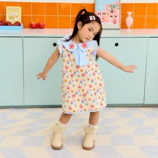 e'clat ชุดเดรสเด็ก ชุดกระโปรงเด็กเด็กผู้หญิง 1-6ปี  พิมพ์ลาย…